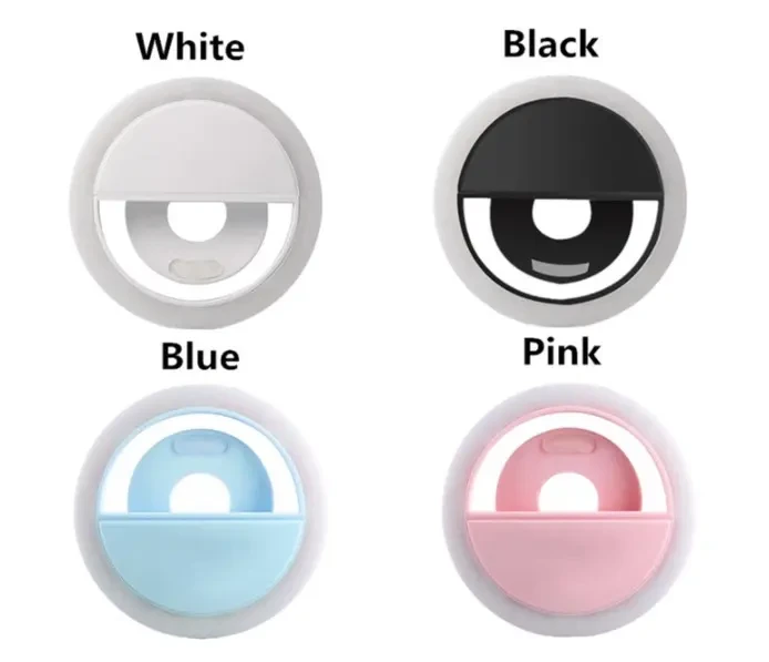 Thumbnail: 2023 mobile phone accessories portable LED ring mini fill light selfie flash