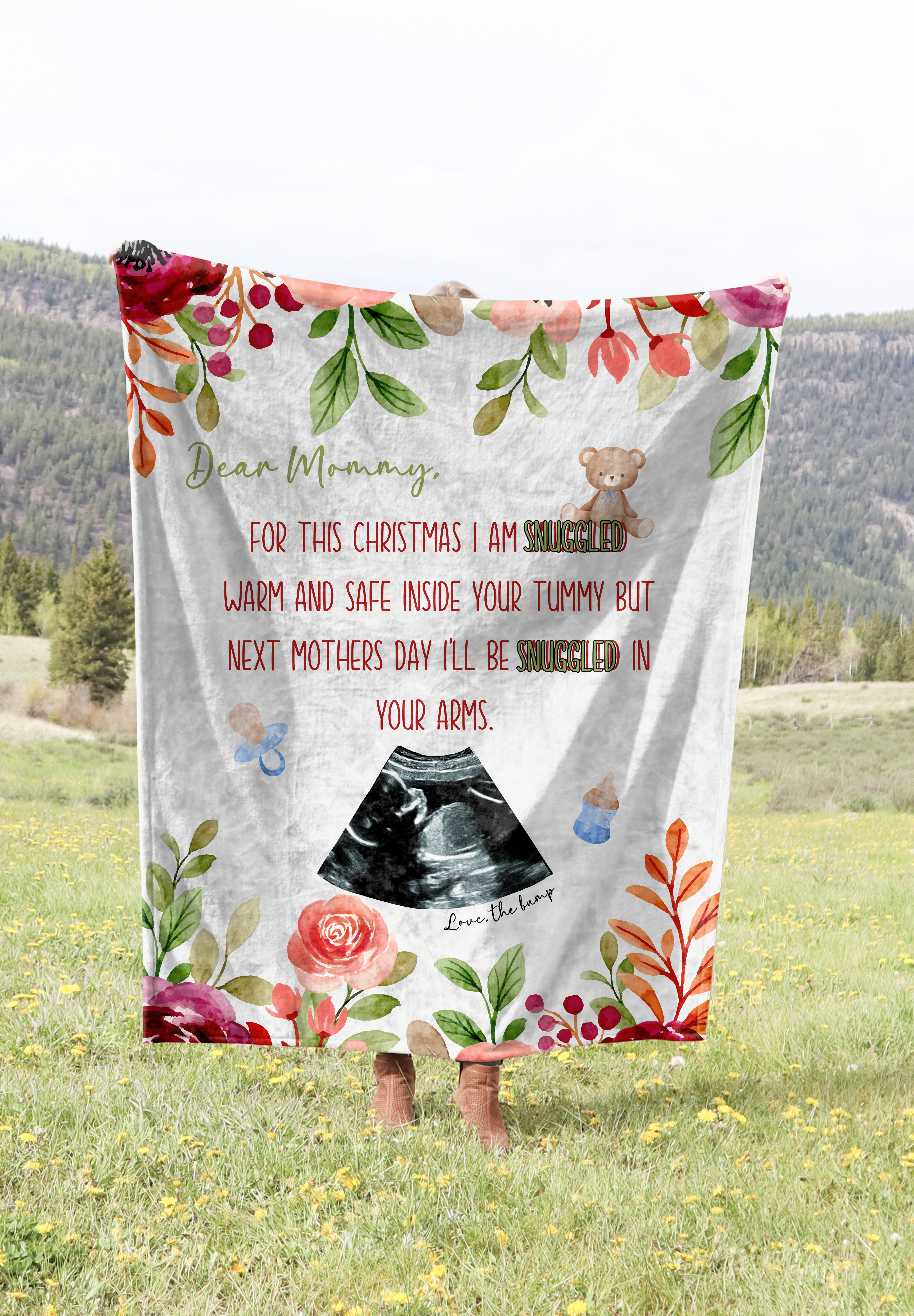 Love the bump mothers day blanket