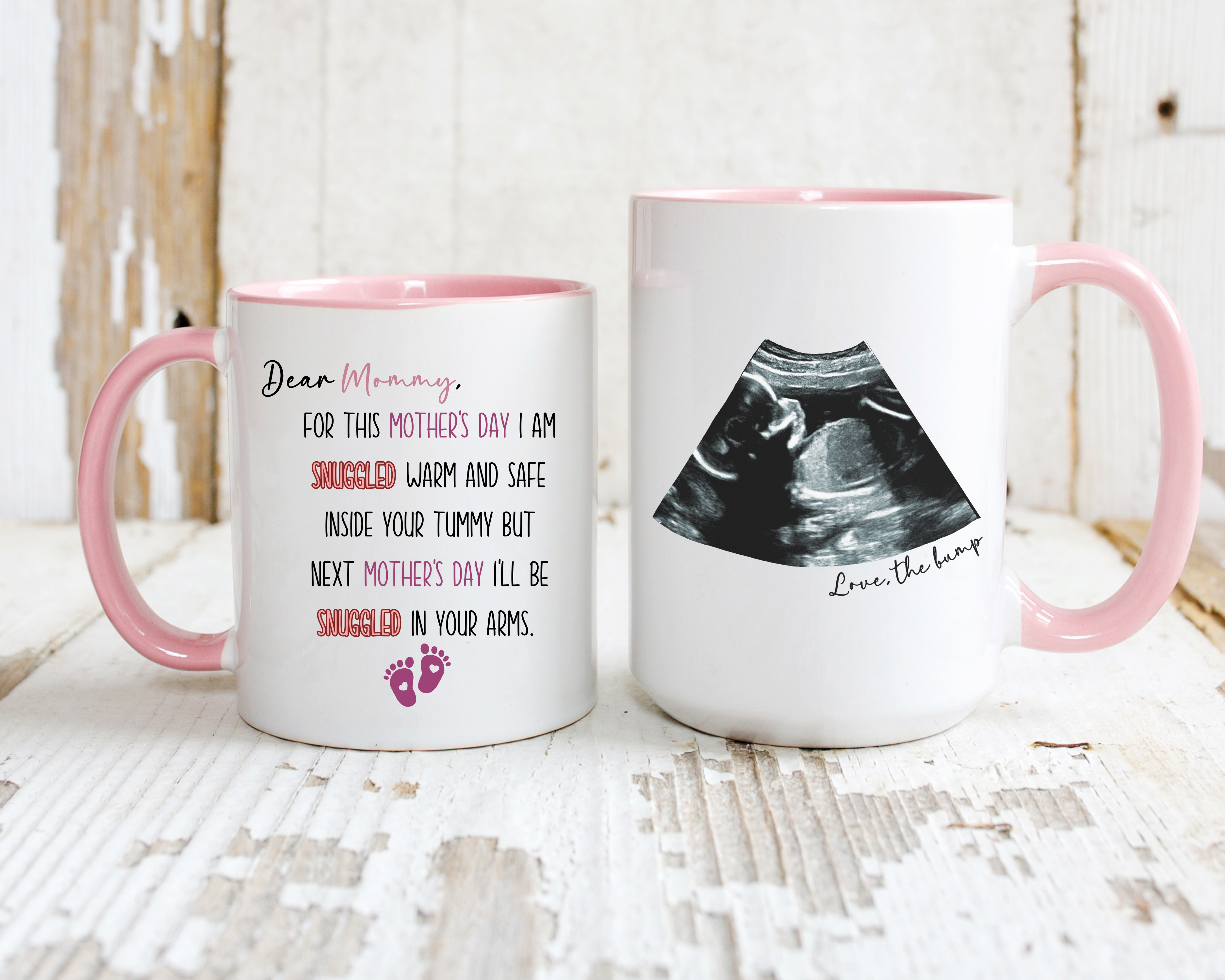 Love the bump mother's day mug