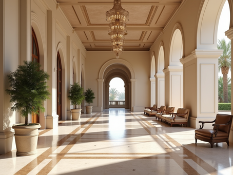 دمج الطابع الخليجي العصري مع الستايل الأوروبي الفاخر في ديكور المنزل