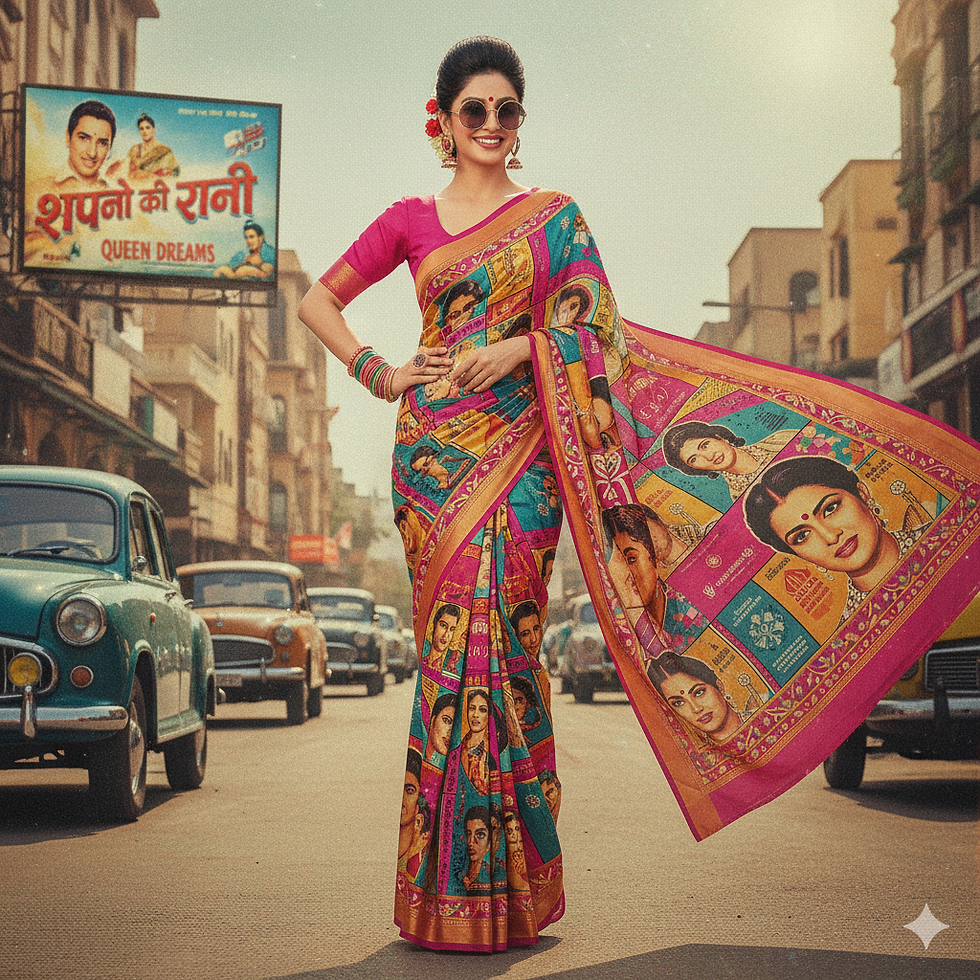 AI Generated Saree Trend