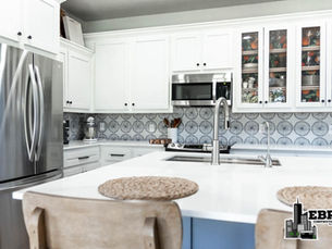 EBR Construction took this kitchen from rustic to modern.