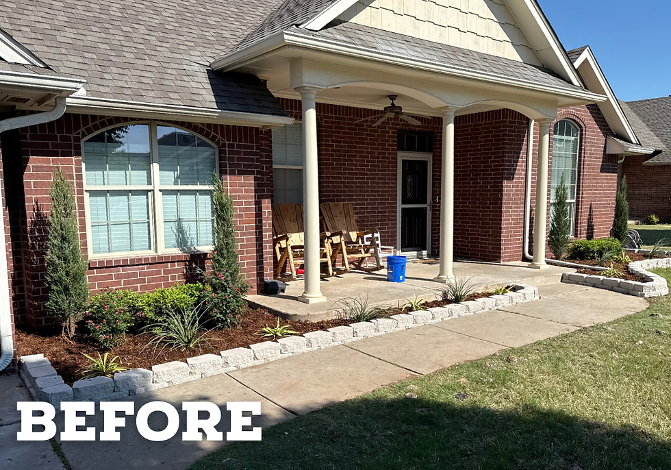 A view of the front before an exterior renovation from EBR Construction.