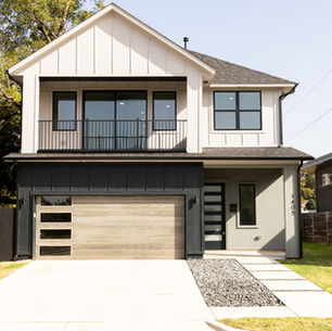A newly constructed home located at 1405 NW 6th Street in Oklahoma City.