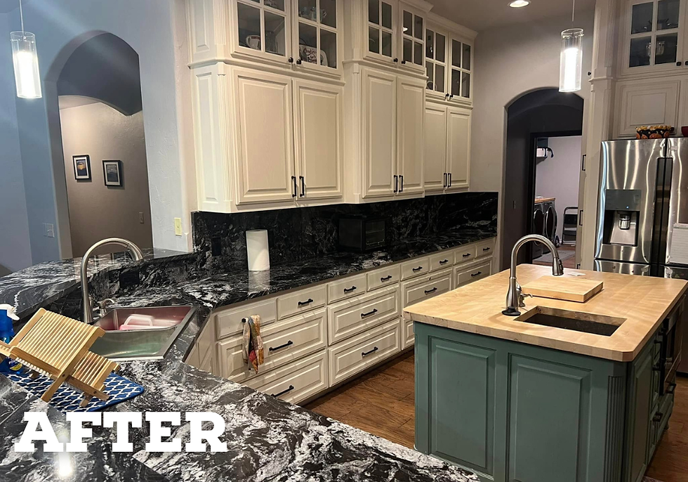 A modern kitchen renovation from EBR Construction.
