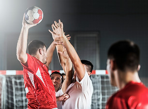 Handball Shot and Defense