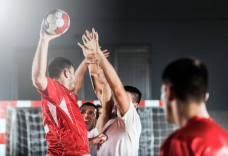 Handball tir et la défense