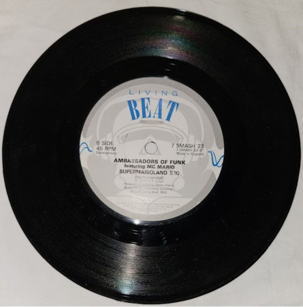 Thumbnail: Ambassadors Of Funk Featuring M.C. Mario* - SuperMario Land (7") (Living Beat Re