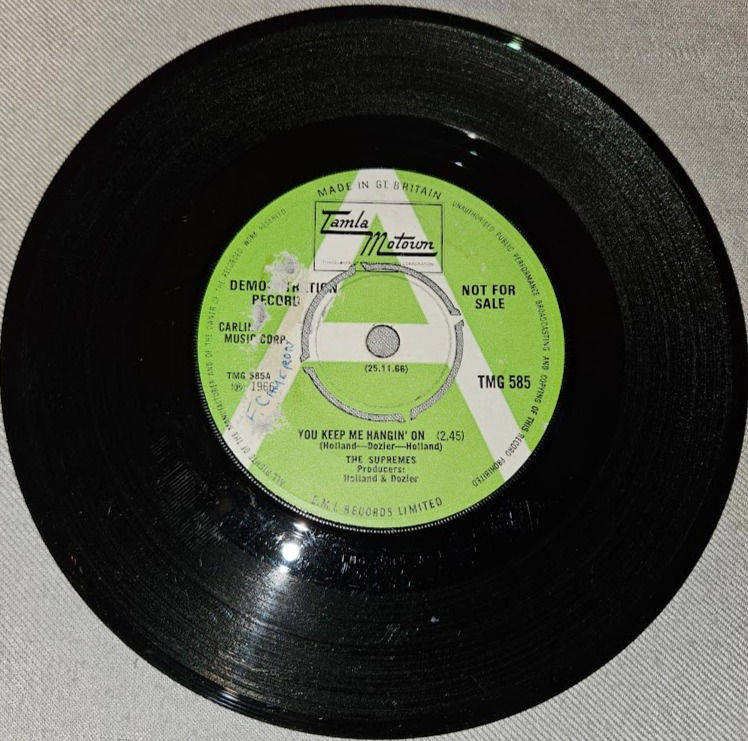 The Supremes - You Keep Me Hangin' On (7", Single, Promo) (Tamla Motown)