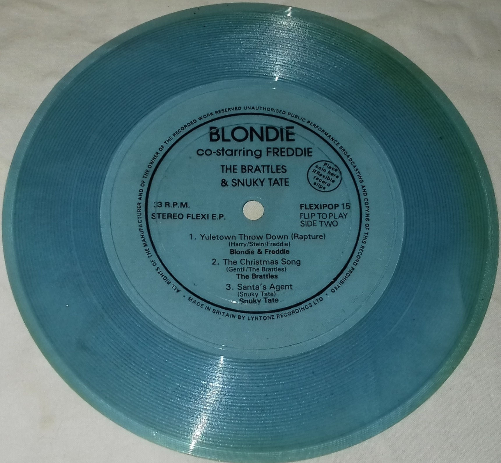 Blondie And Freddie* / The Brattles / Snuky Tate - Yuletown Throw Down (Rapture)