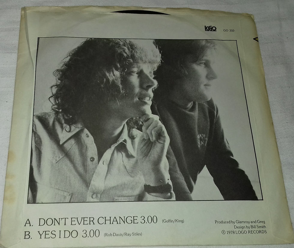 Miniaturbild: Roly  - Don't Ever Change (7", Single) (Logo)