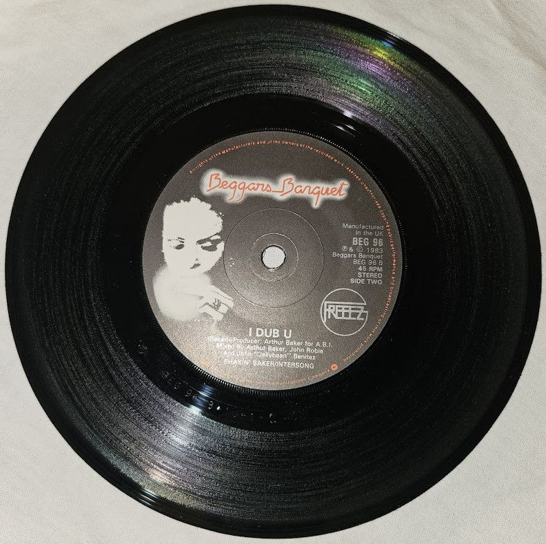 Miniatura: Freeez - I.O.U. (7", Single, Sol) (Beggars Banquet)