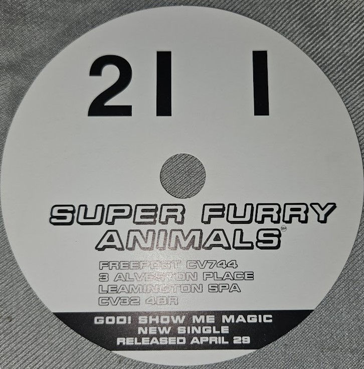 Miniature : Super Furry Animals - God! Show Me Magic (7", Single) (Creation Records)