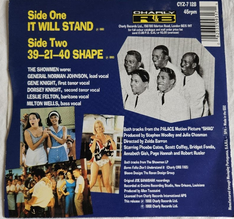 תמונה ממוזערת: The Showmen - It Will Stand (7") (Charly R&B)