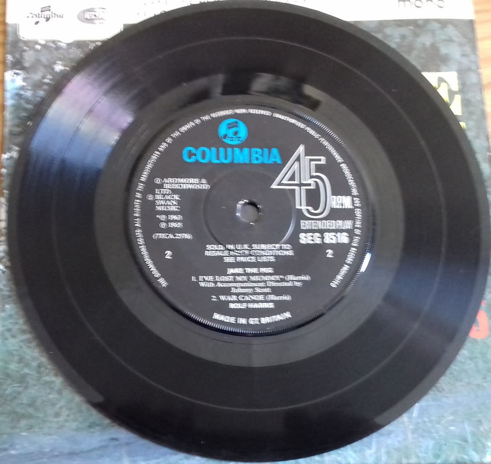 Miniatyrbild: Rolf Harris - Jake The Peg (7", Mono) (Columbia)