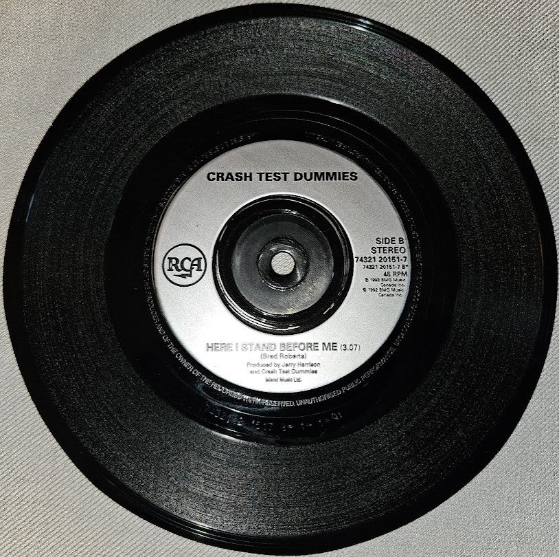 Thumbnail: Crash Test Dummies - Mmm Mmm Mmm Mmm (7", Single) (RCA, BMG)