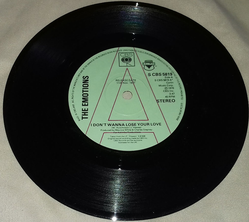 The Emotions - I Don't Wanna Lose Your Love (7", Single, Promo) (CBS)