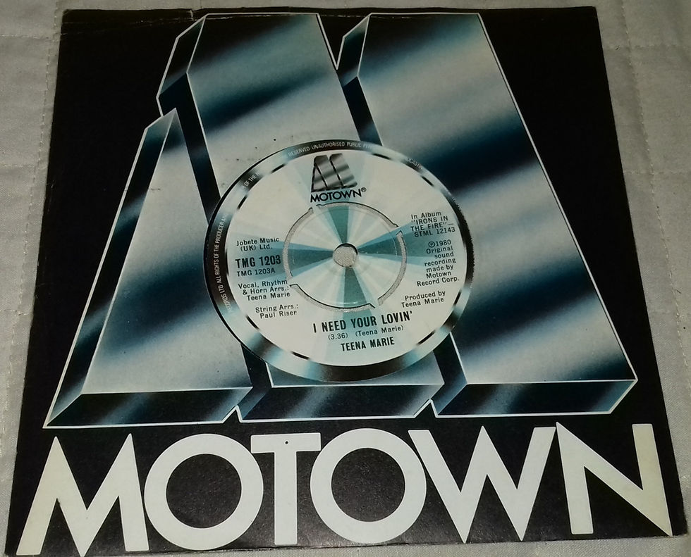 Teena Marie - I Need Your Lovin' (7", Single) (Motown)
