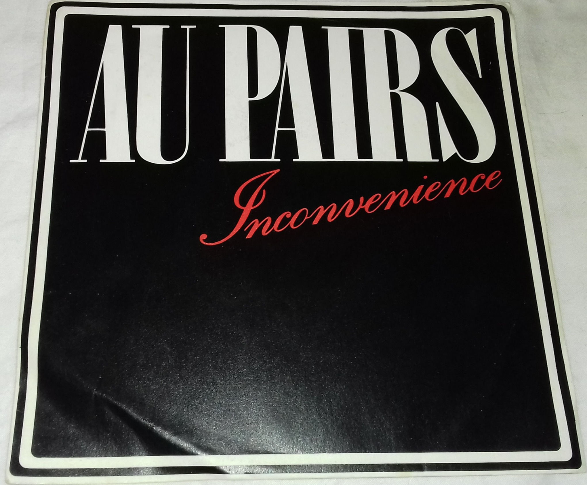 Au Pairs - Inconvenience (7", Single) (Human Records (2))