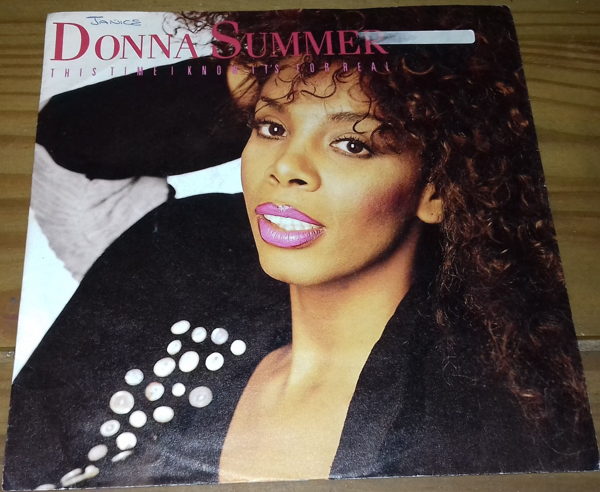 Donna Summer - This Time I Know It's For Real (7", Single) (Warner Bros. Records