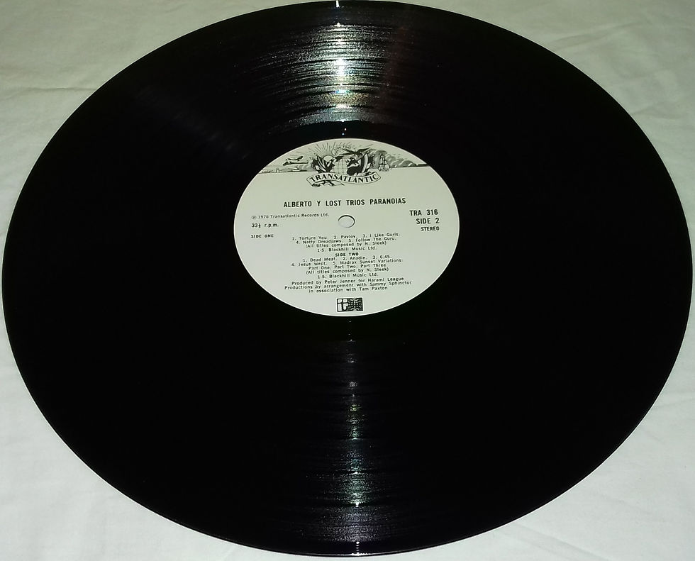 Miniatura: Alberto Y Lost Trios Paranoias - Alberto Y Lost Trios Paranoias (LP, Album) (Tra