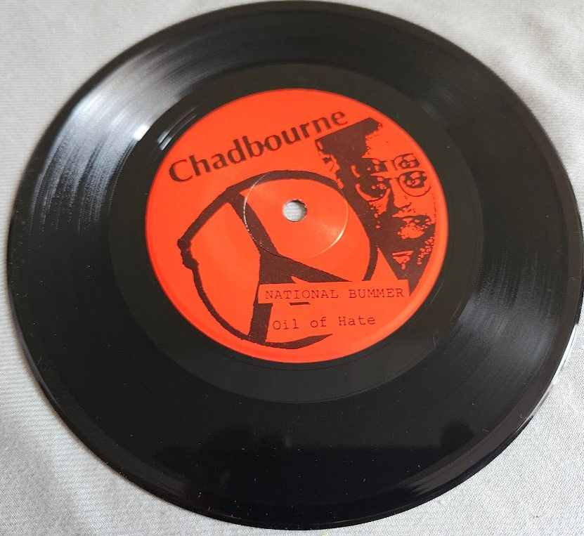 Pikkukuva: Eugene Chadbourne - Oil Of Hate (7") (Blackjack Records)