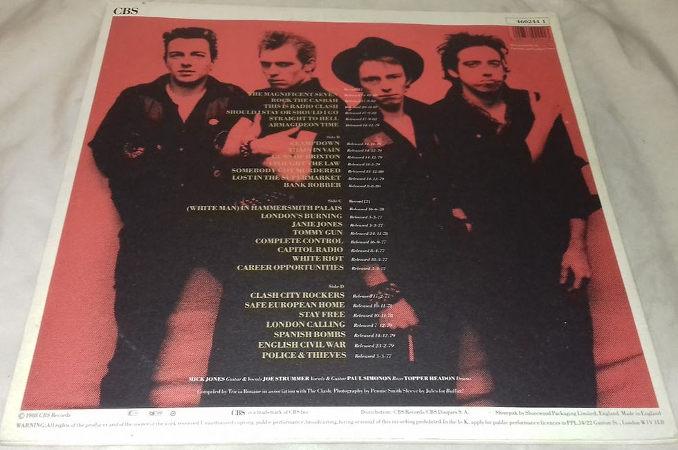 Thumbnail: The Clash - The Story Of The Clash Volume 1 (2xLP, Comp) (CBS)