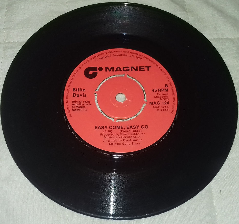 ภาพขนาดย่อ: Billie Davis - Run Joey Run (7", Single, Promo) (Magnet (2))