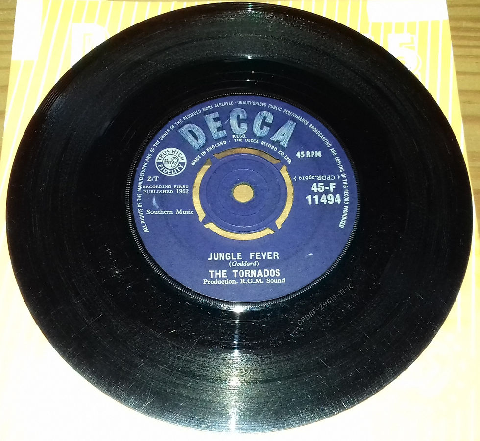 Miniatyrbild: The Tornados - Telstar (7", Single) (Decca)
