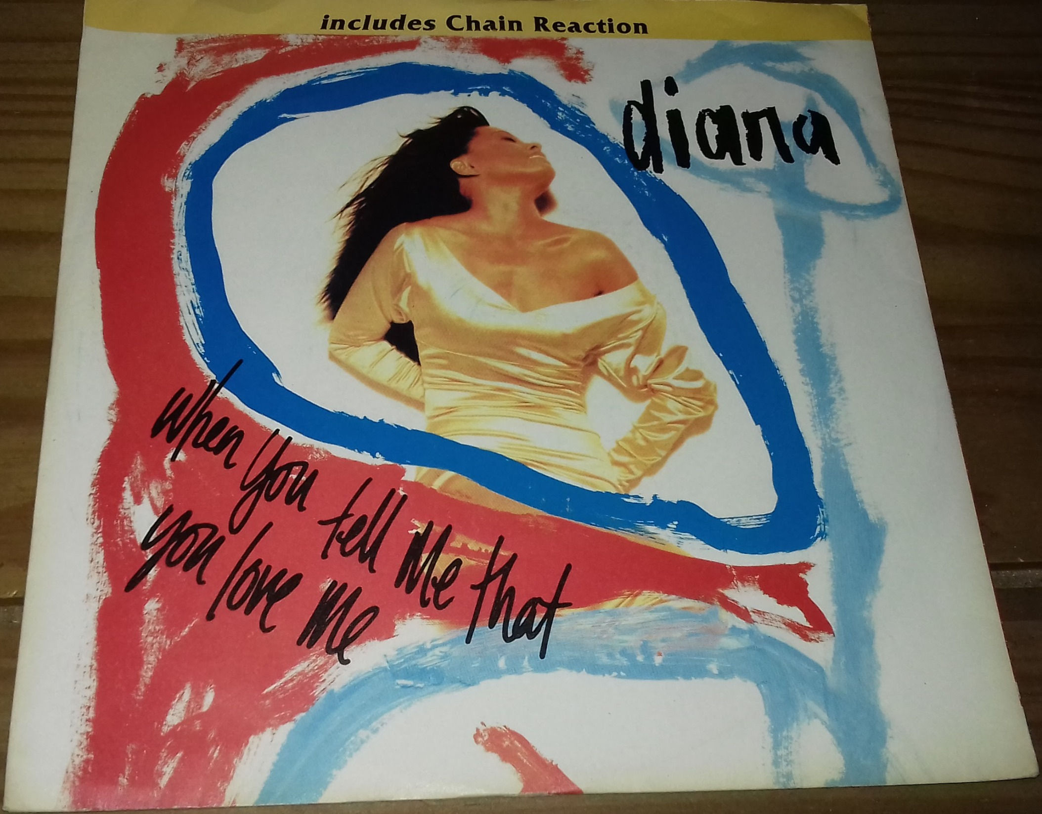 Diana Ross - When You Tell Me That You Love Me (7", Single, Sil) (EMI, EMI)