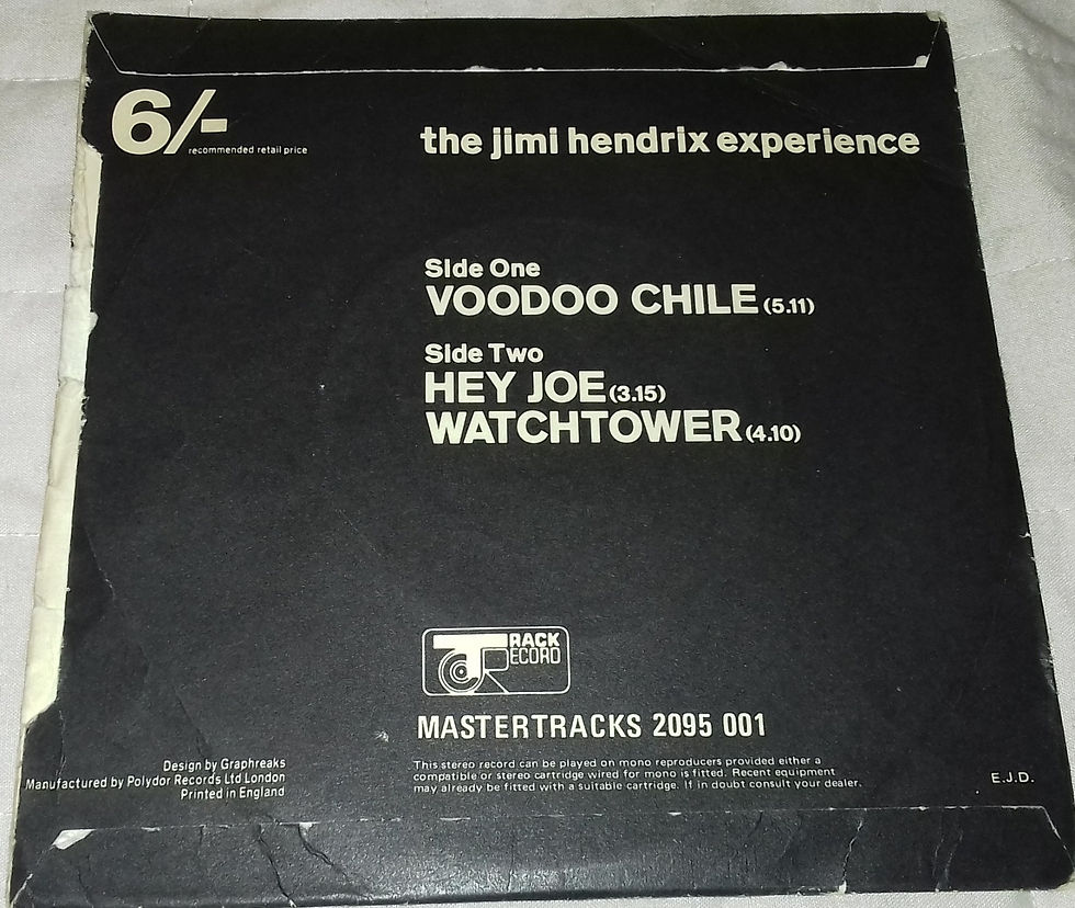 Miniaturbild: The Jimi Hendrix Experience - Voodoo Chile (7", Single) (Track Record, Track Rec