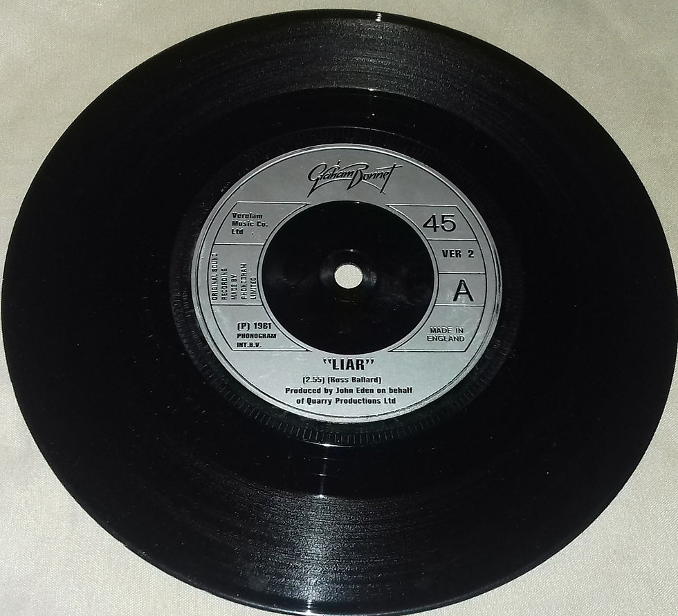 Thumbnail: Graham Bonnet - Liar (7", Single) (Vertigo)