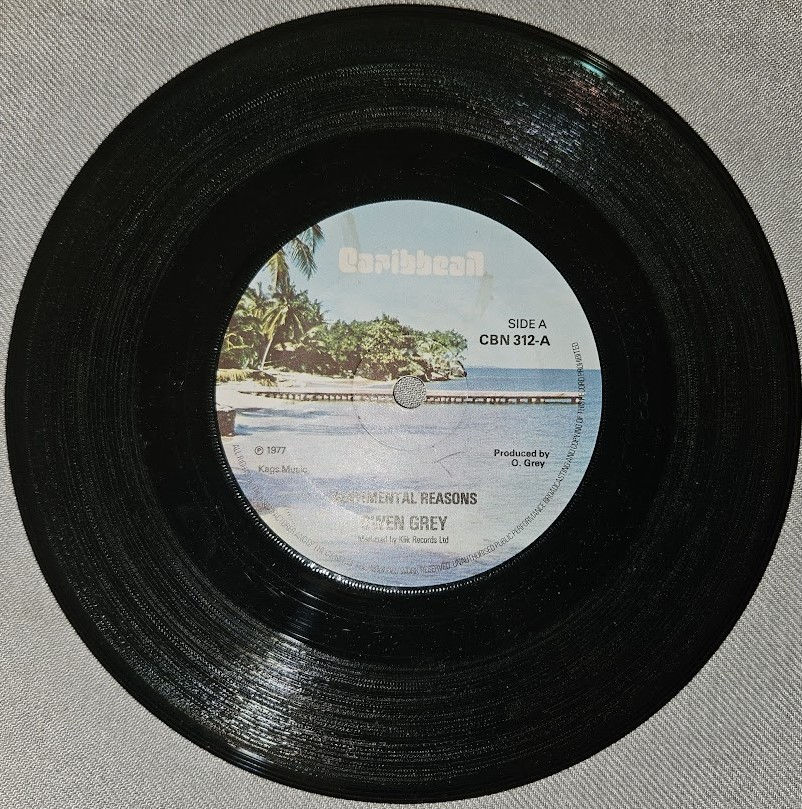 Owen Gray - Sentimental Reasons (7") (Caribbean)