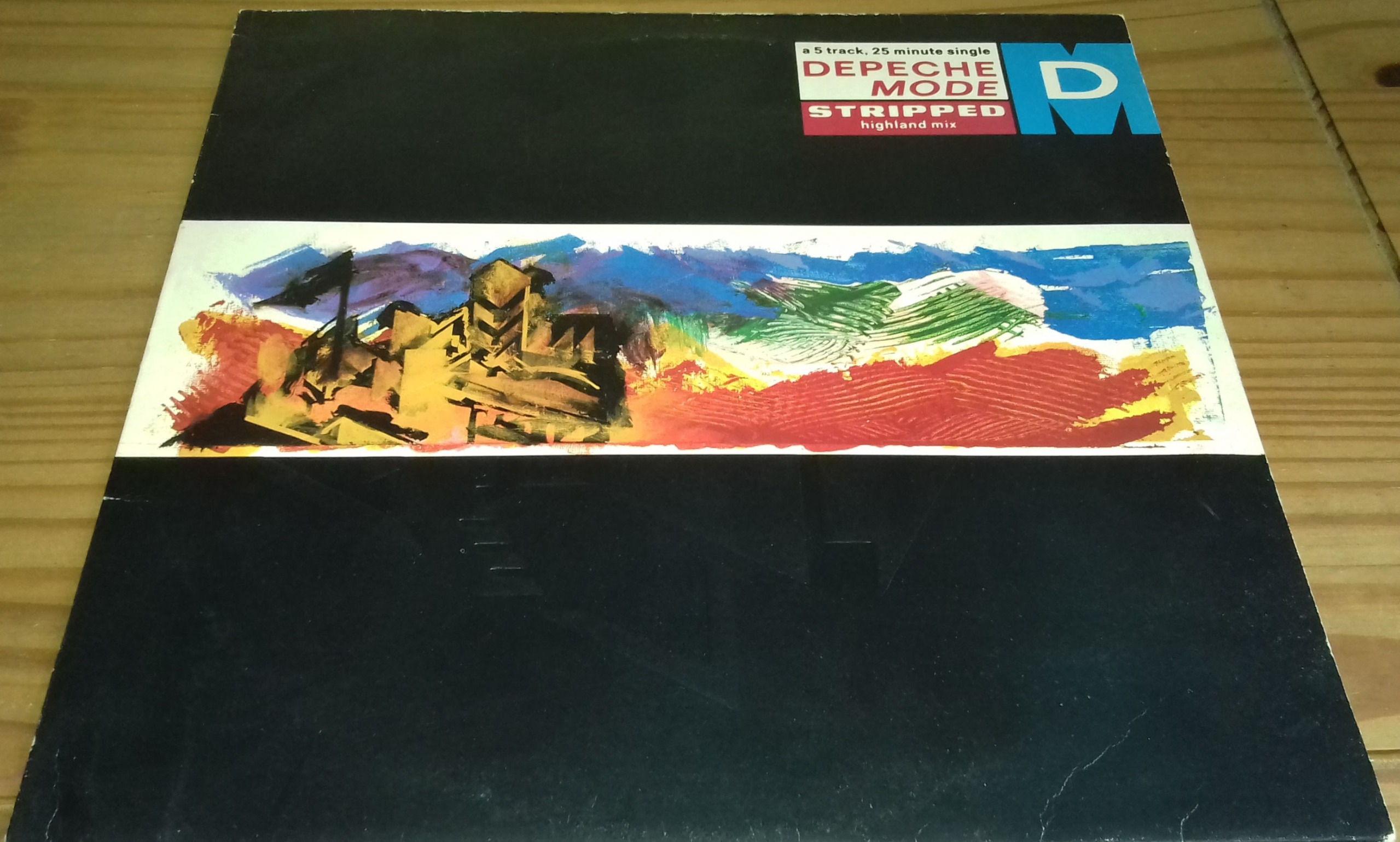 Depeche Mode - Stripped (Highland Mix) (12", Single, Emb) (Mute)