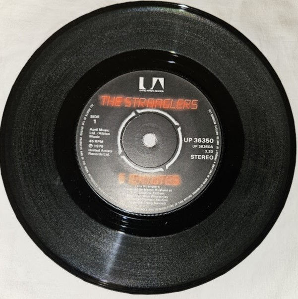 The Stranglers - 5 Minutes (7", Single) (United Artists Records)