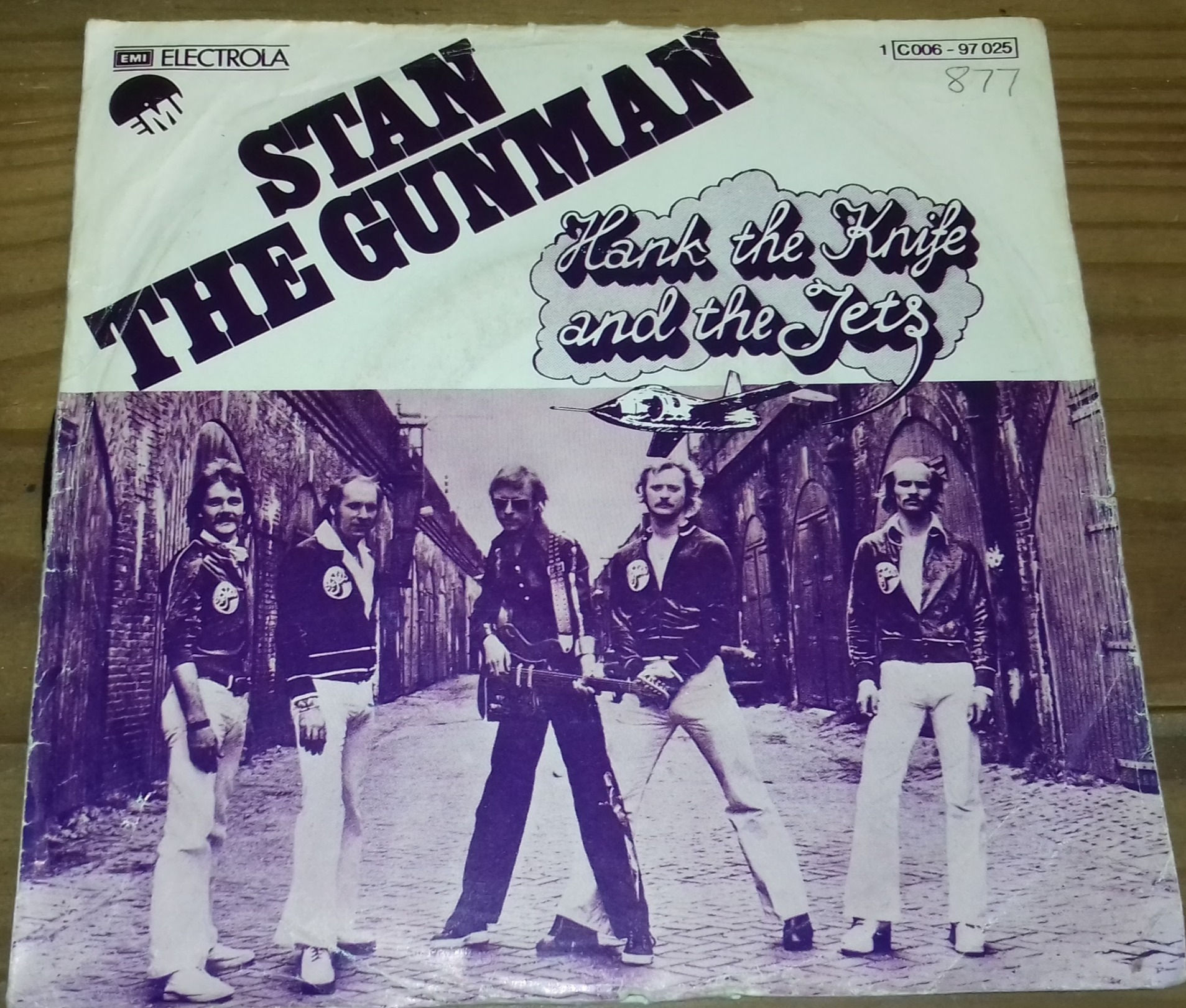 Hank The Knife And The Jets - Stan The Gunman (7", Single, EMI) (EMI, EMI Electr
