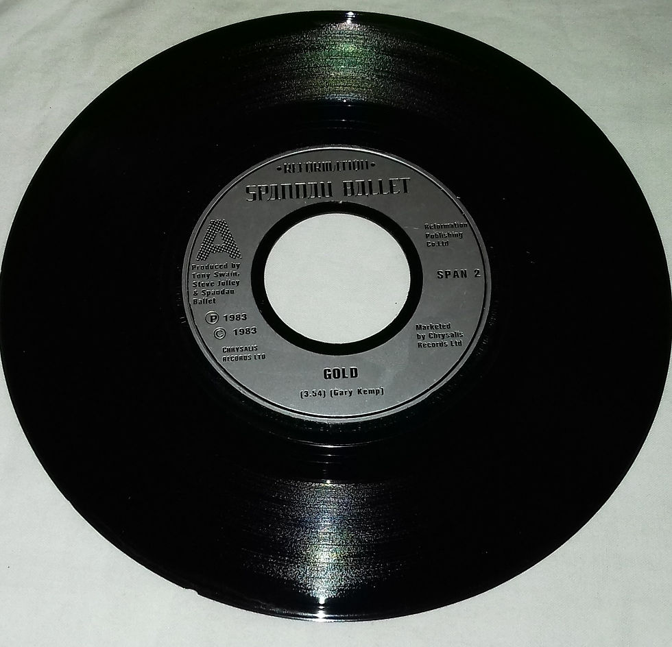 Spandau Ballet - Gold (7", Single, Sil) (Reformation)