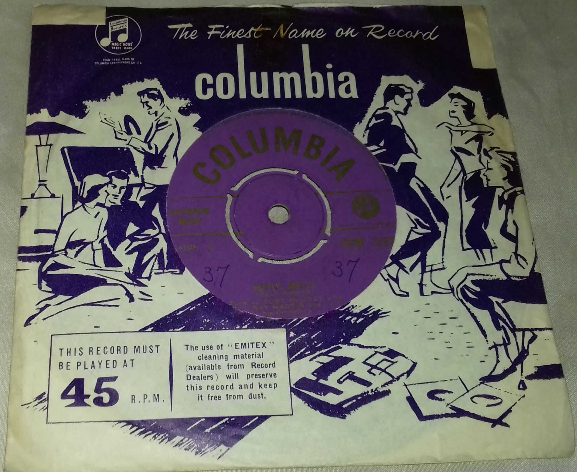 Ruby Murray With Ray Martin And His Orchestra - Softly, Softly / What Could Be M