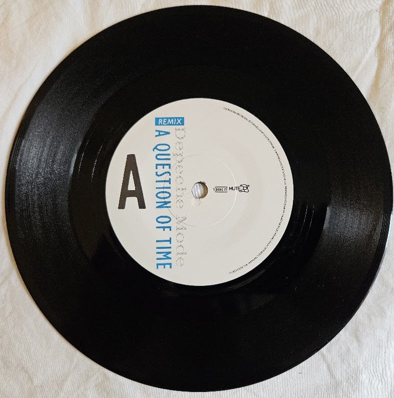 Thumbnail: Depeche Mode - A Question Of Time (Remix) (7", Single) (Mute)