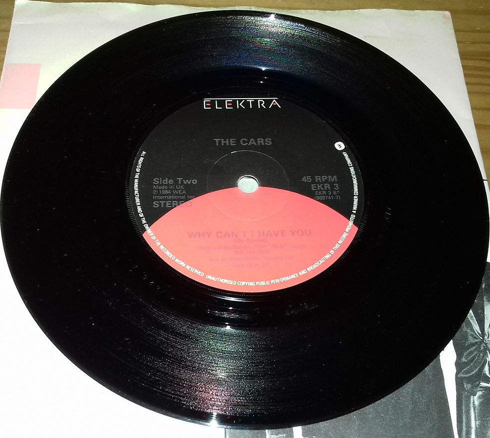 Thumbnail: The Cars - Heartbeat City (7", Single) (Elektra, Elektra)