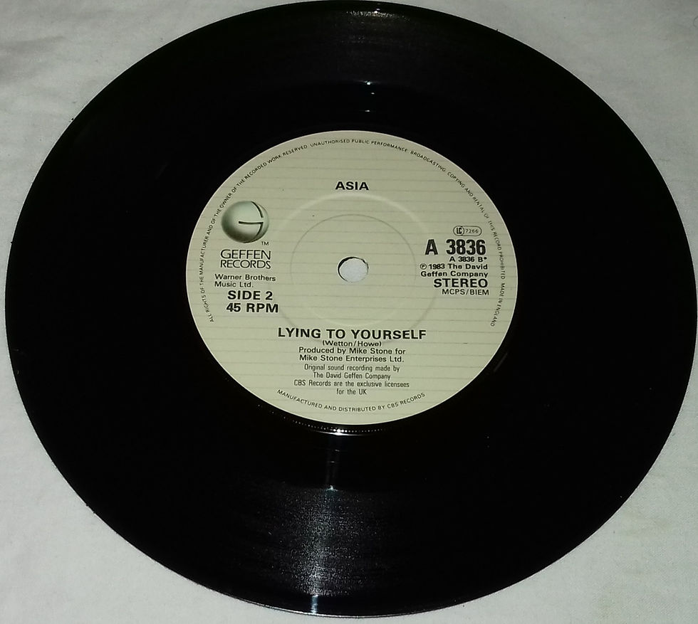 תמונה ממוזערת: Asia  - The Smile Has Left Your Eyes (7", Single) (Geffen Records)