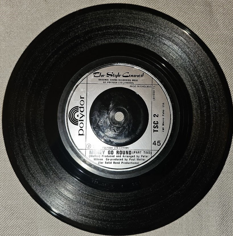 ภาพขนาดย่อ: The Style Council - Money-Go-Round (Parts 1+2) (7", Single, Sil) (Polydor, Polyd