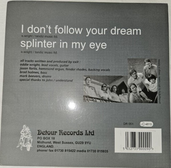 サムネイル： Exit - I Don't Follow Your Dream (7", Single) (Detour Records (3))