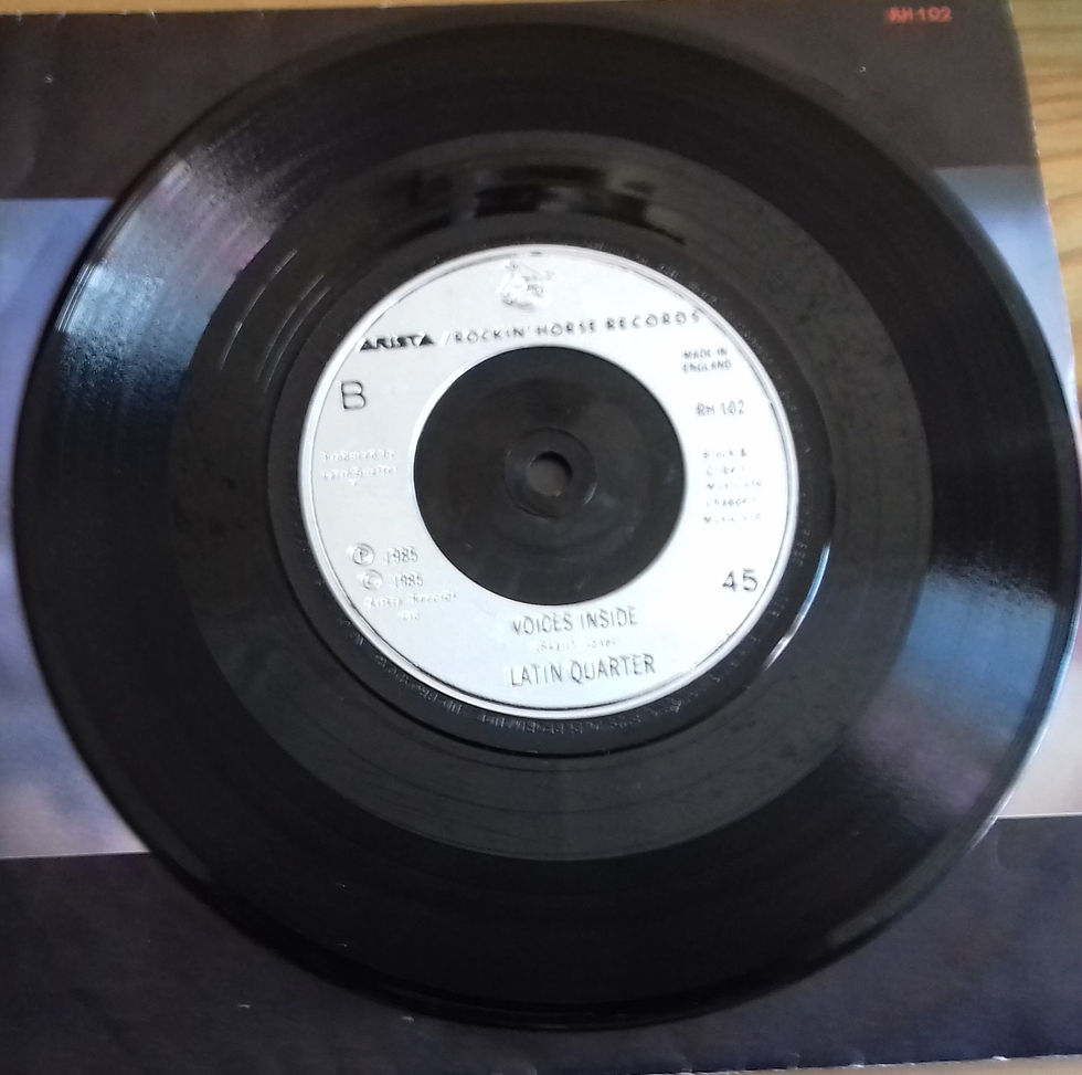 Thumbnail: Latin Quarter - Radio Africa (7", Single) (Rockin' Horse Records, Arista)