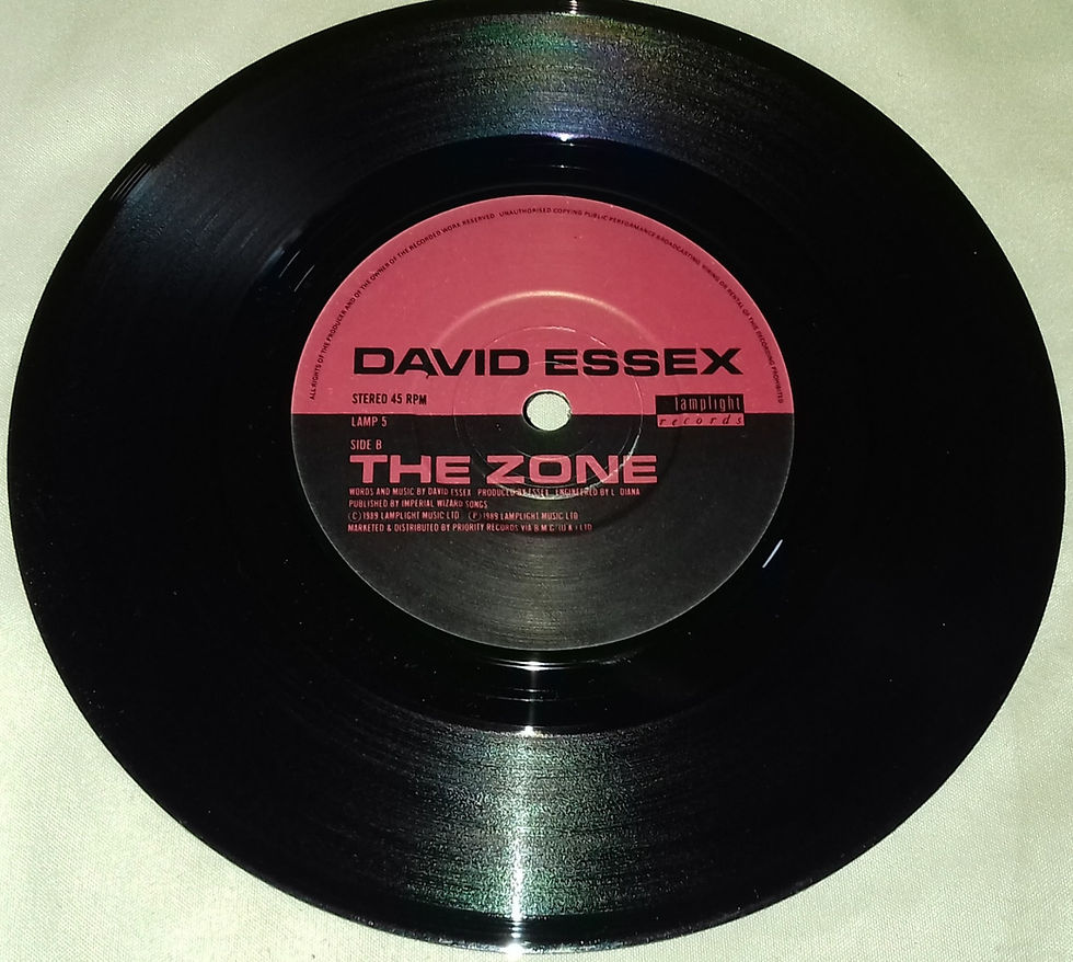 Miniatyrbild: David Essex - Rock On (Shep Pettibone Remix) (7", Single) (Lamplight Records (2)
