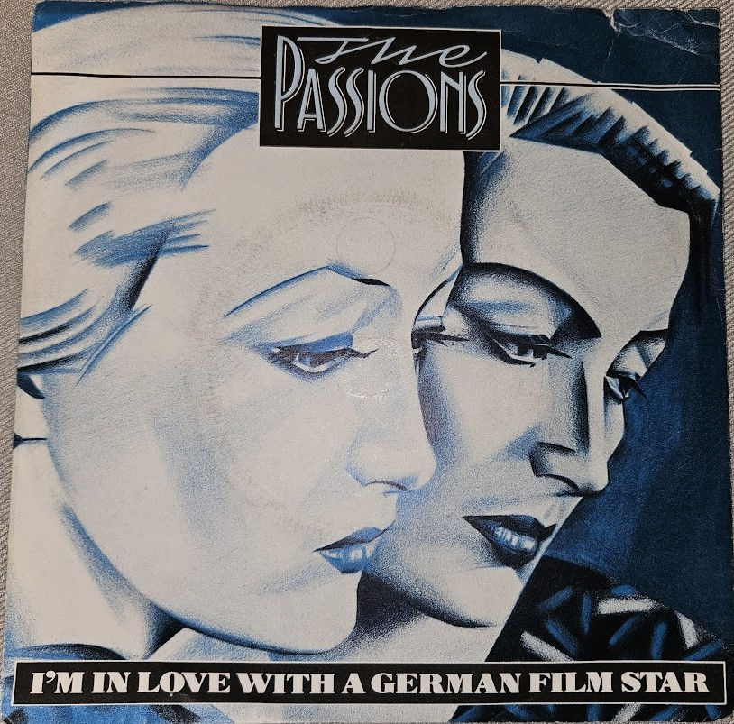 The Passions - I'm In Love With A German Film Star (7", Single, Blu) (Polydor, P