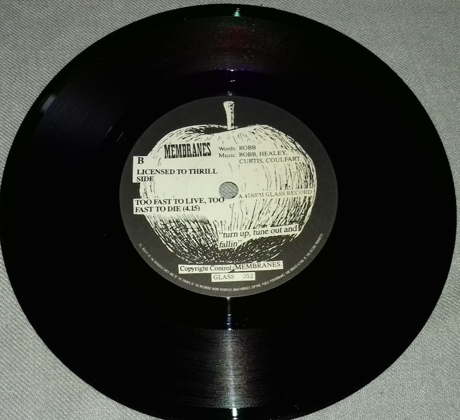 Miniatyrbild: Membranes* - Time-Warp 1991 (Long Live Trad Rock) (7", Single) (Glass Records (