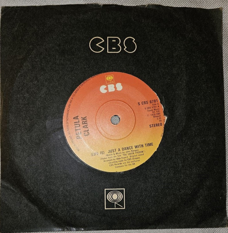 Petula Clark - (Life Is) Just A Dance With Time (7", Single) (CBS)