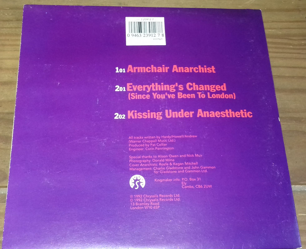 Miniatyrbild: Kingmaker - Armchair Anarchist (7") (Chrysalis)