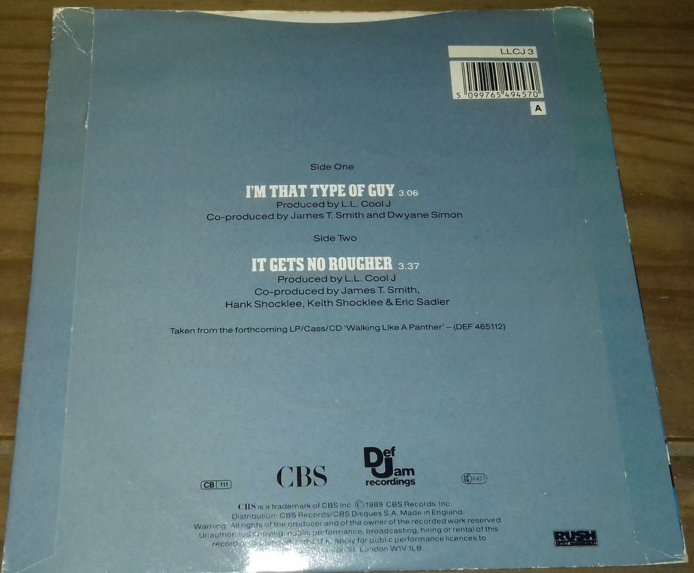 Miniature : L.L. Cool J* - I'm That Type Of Guy (7", Single) (Def Jam Recordings, Def Jam Re